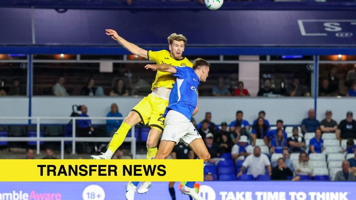 Image showing Nathan Collins of Brentford and Dael Fry of Birmingham City