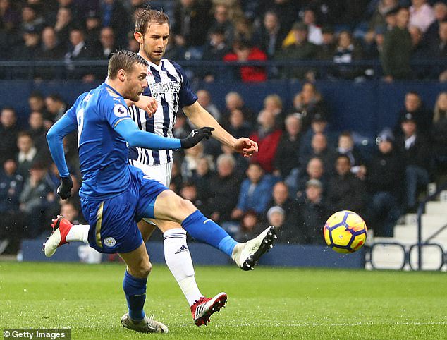 Jamie Vardy's volley levelled the game against West Brom and Leicester went on to win 4-1