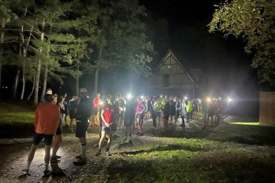 Le parcours du 10km se déroule presque exclusivement en forêt