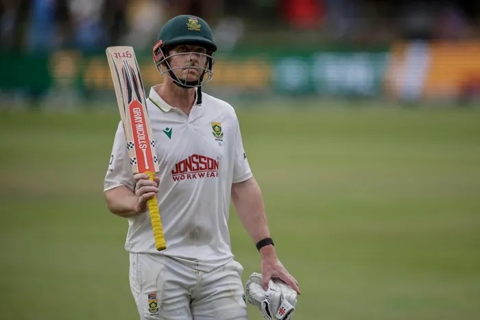 Proteas spinner Simon Harmer shone with the bat in the second Test against Australia in Gqeberha.