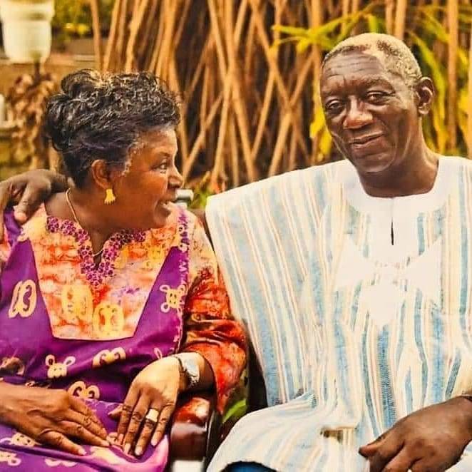 Madam Theresa Kufuor, former First Lady of the Republic of Ghana and wife to former president, John Kofi Agyekum Kufuor turns 85 years today.