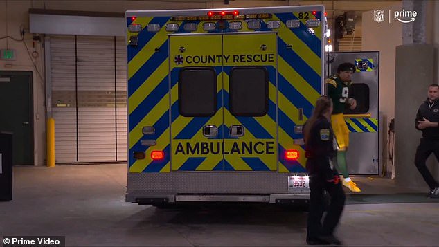 Christian Watson stepped out of an ambulance and returned to play against the Panthers