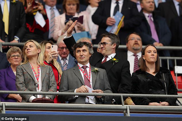 Gino Pozzo at the 2019 FA Cup final, which Watford lost 6-0 to Manchester City. Since that day the club has been on a gradual decline