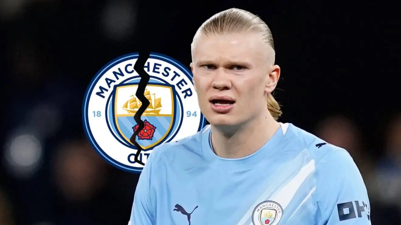 Man City striker Erling Haaland