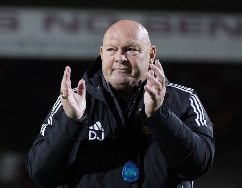 Portadown manager David Jeffrey