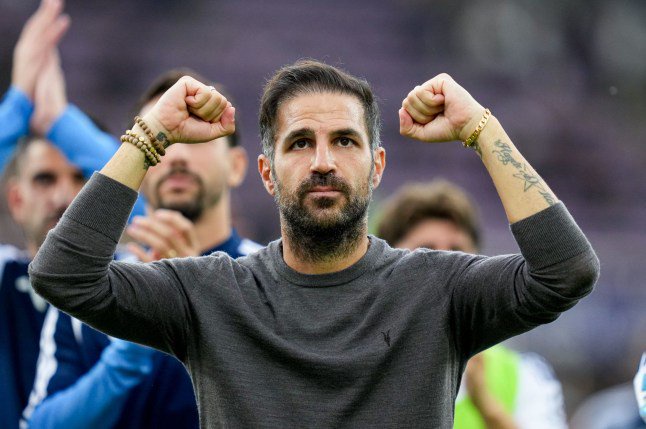 RESTRICTED TO EDITORIAL USE Mandatory Credit: Photo by Giuseppe Maffia/NurPhoto/Shutterstock (17222738db) Cesc Fabregas Head Coach of Como 1907 celebrates the victory during the Serie A Enilive match between ACF Fiorentina and Como 1907 at Artemio Franchi Stadium on October 18, 2026 in Florence, Italy. ACF Fiorentina v Como 1907 - Serie A Enilive, Florence, Italy - 18 Oct 2026