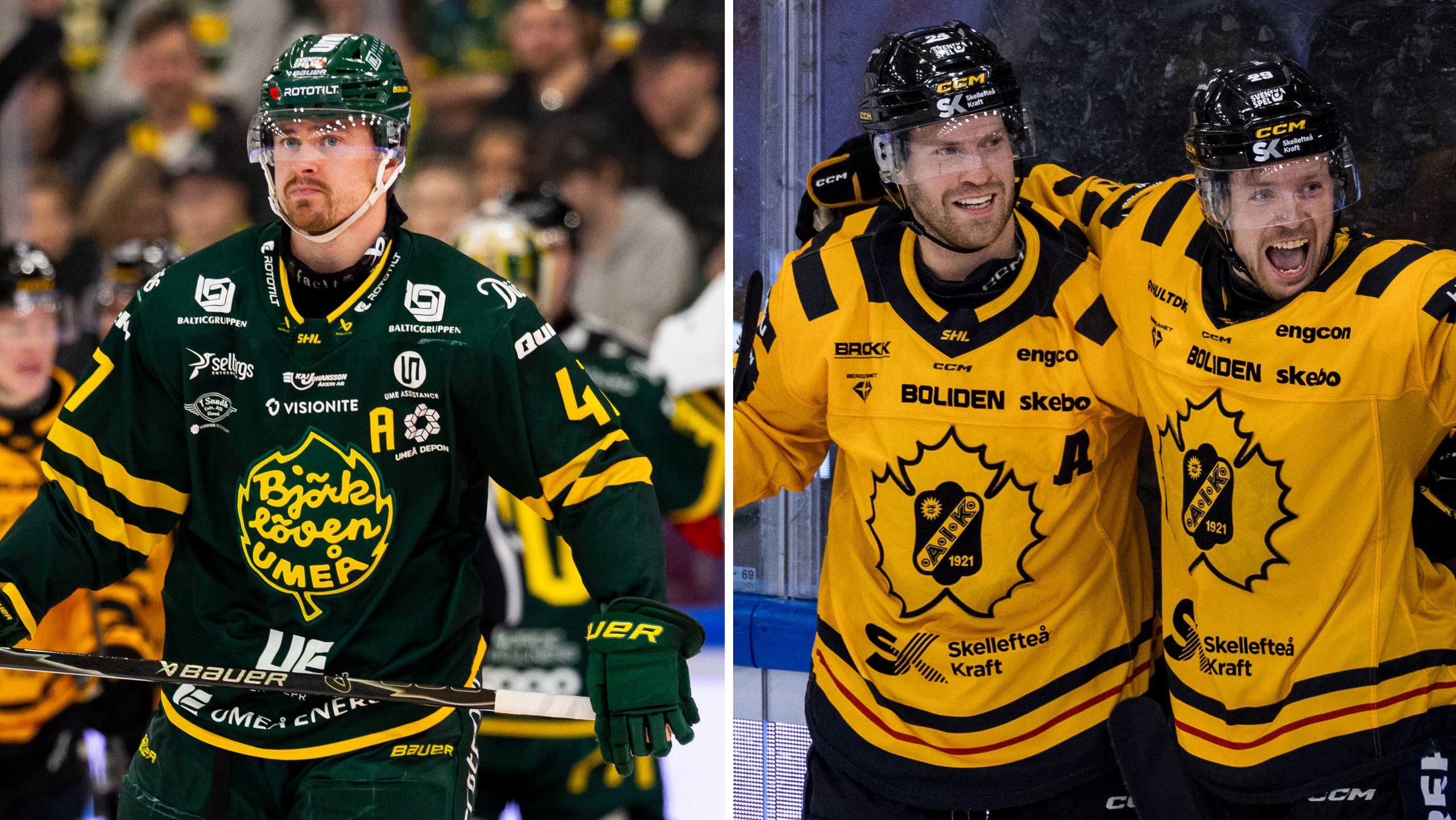 Skellefteå defeats Björklöven 8-1 in SHL derby