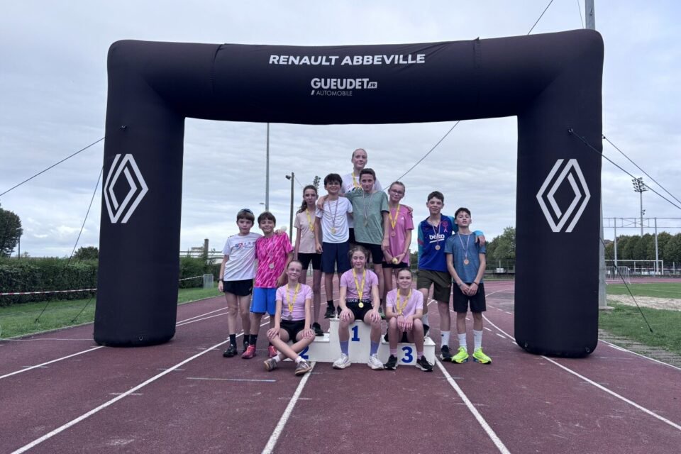Les champions du traditionnel cross de l'établissement Saint-Pierre.