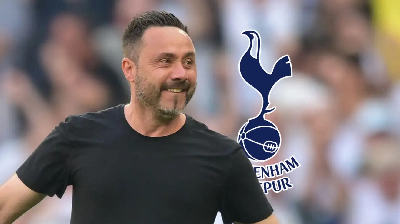 Tottenham manager Roberto De Zerbi