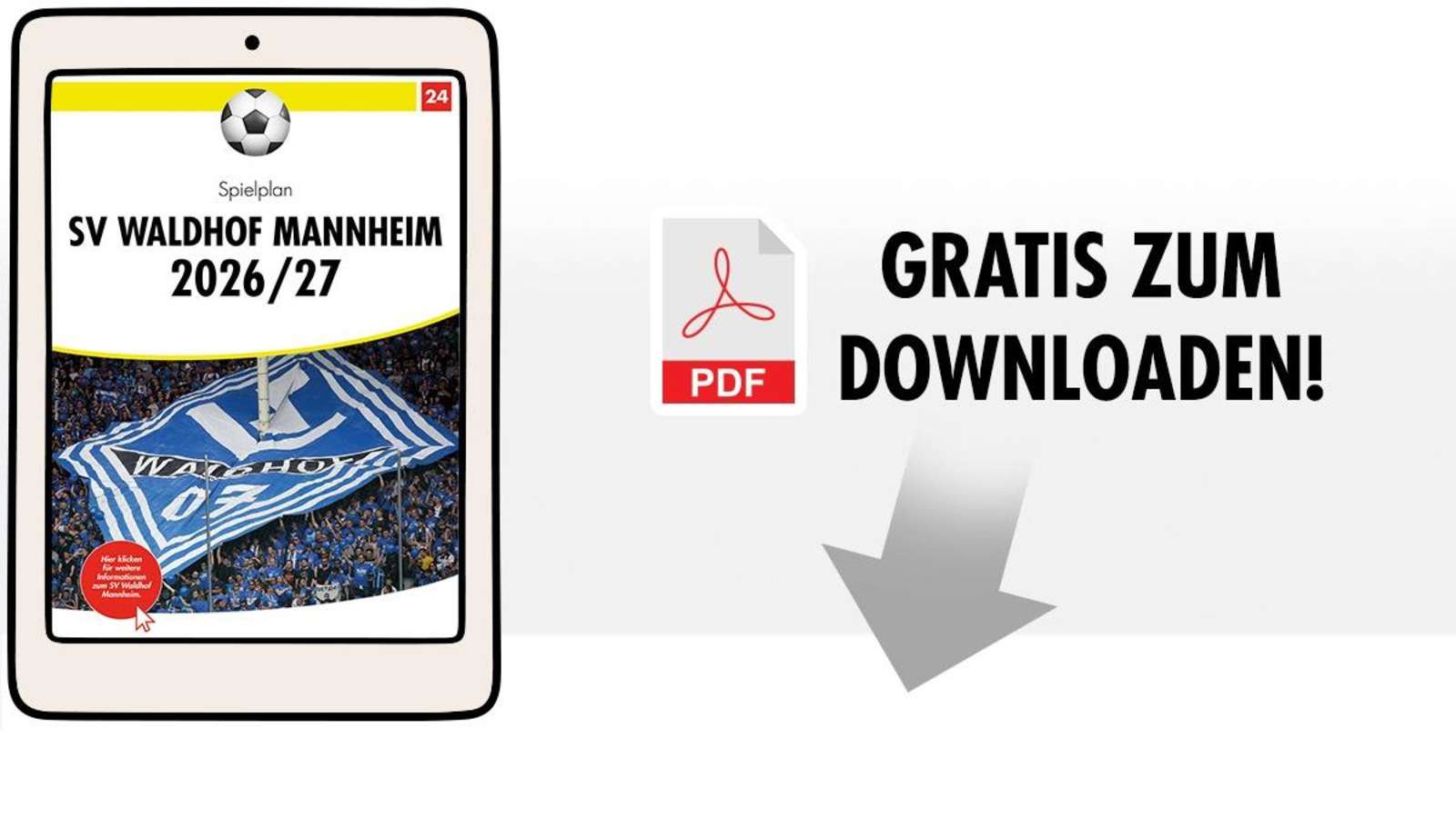 Der neue Spielplan des SV Waldhof gratis zum Download! 
