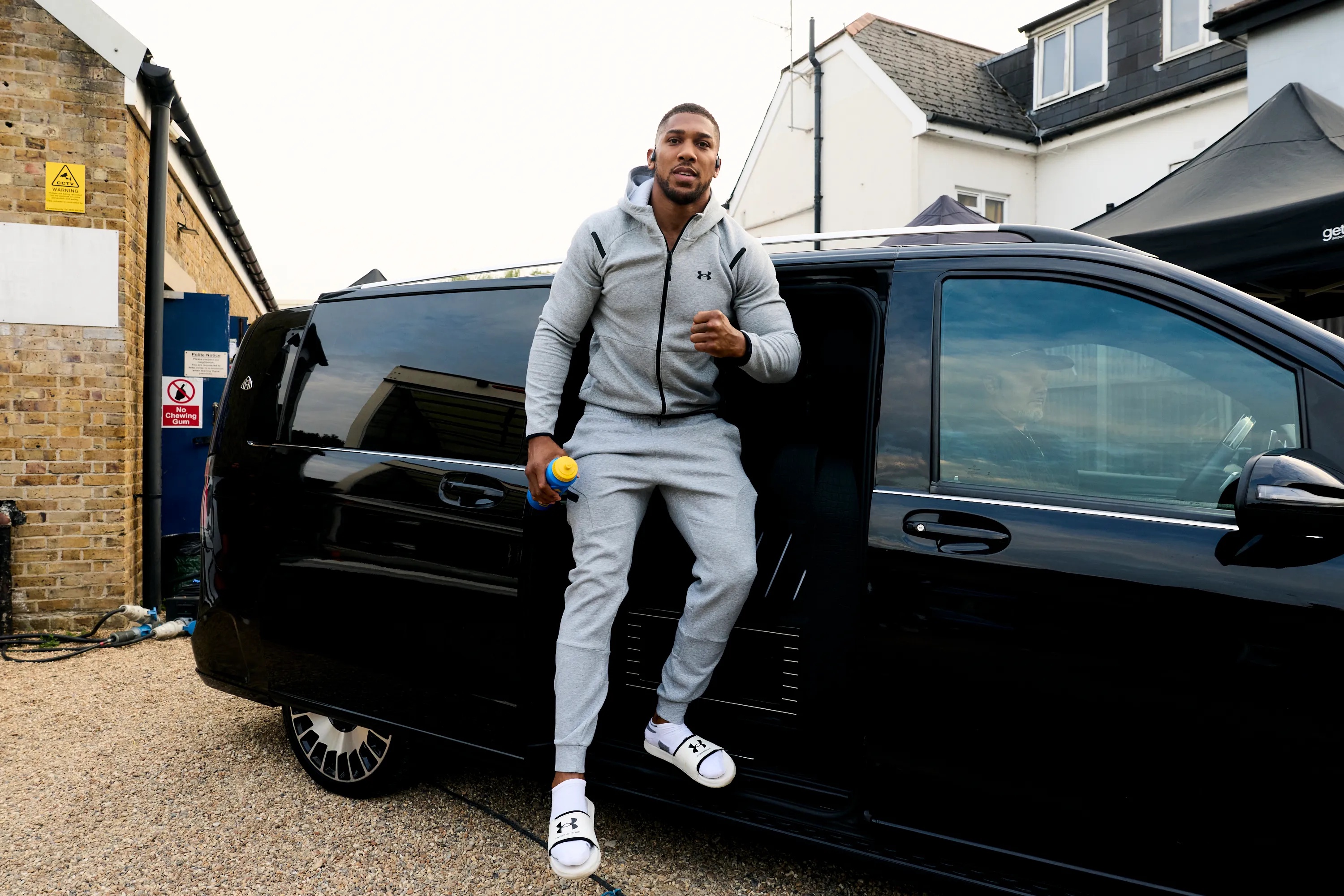 Anthony Joshua on the eve of the press conference to confirm Tyson Fury showdown in September 2026