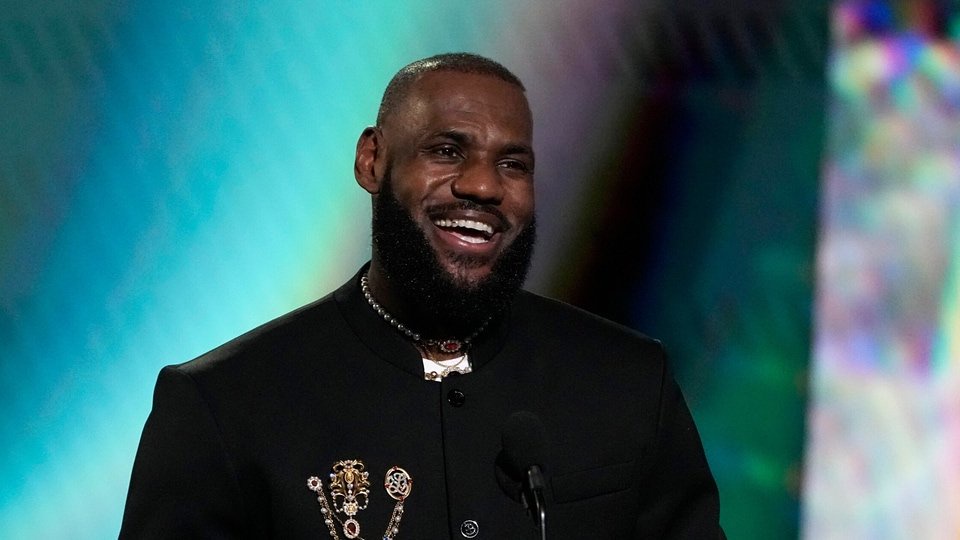 After Trump accused him of disrespecting the national anthem during a warm-up, LeBron James dismissed the controversy as a slow news day. (Mark Terrill/Invision/AP)