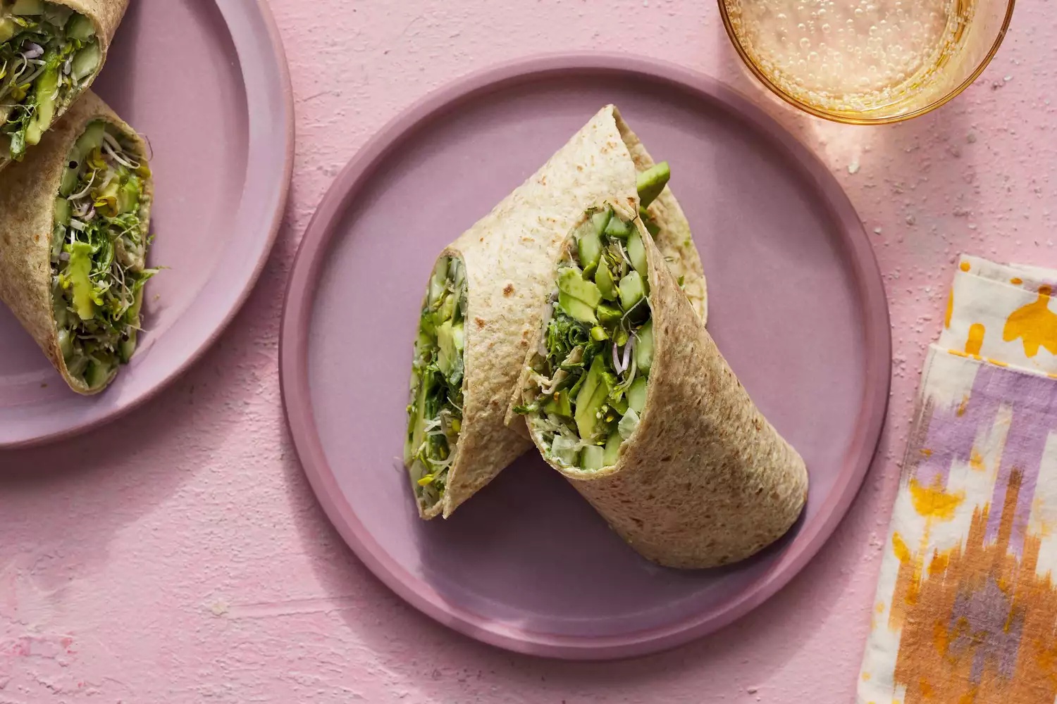 a recipe photo of the Green Goddess Wrap