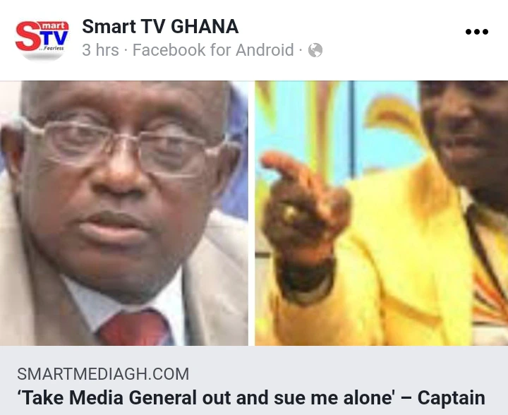 Please dont sue OnuaTV sue me alone - Captain Smart begs Minister