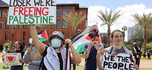 University of Arizona police forced to deploy 'chemical munitions' to break up anti-Israel riot