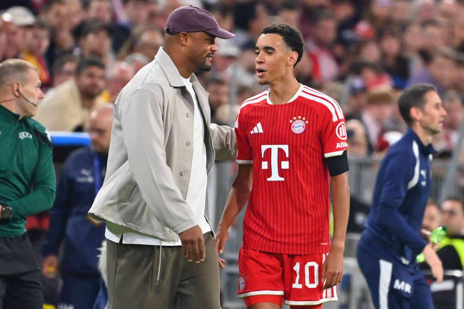 Vincent Kompany und Jamal Musiala