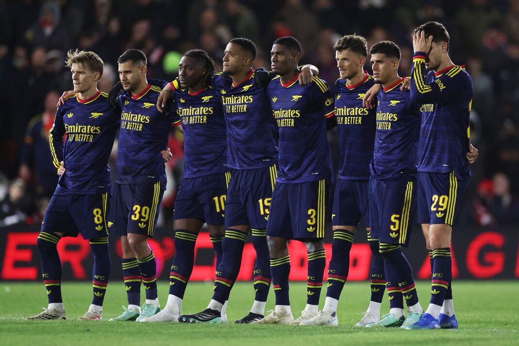 Arsenal were humbled by lowly Fleetwood Town in the Carabao Cup