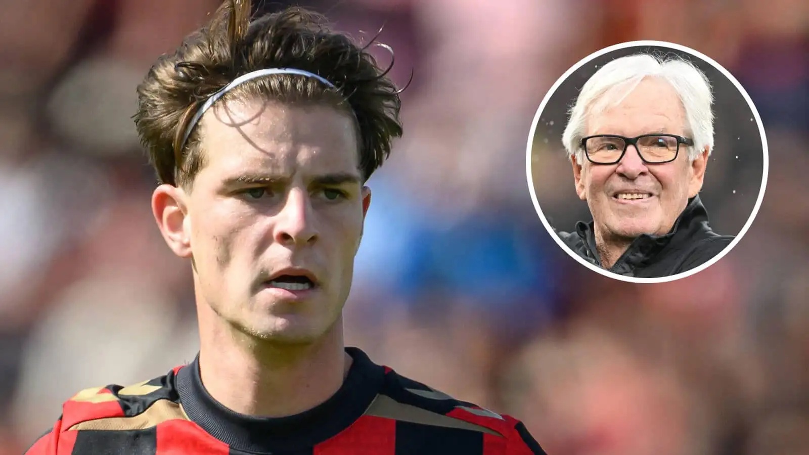 Alex Scott and Bournemouth owner Bill Foley
