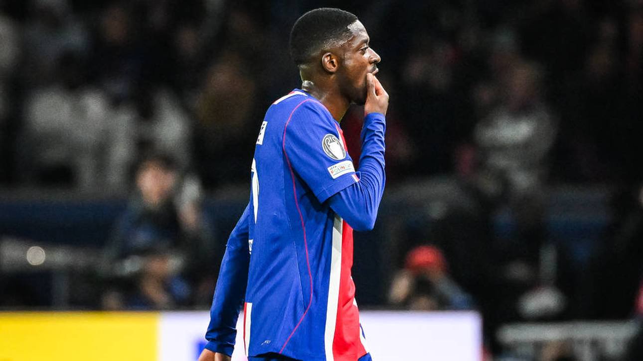Ousmane Dembélé musste verletzungsbedingt ausgewechselt werden