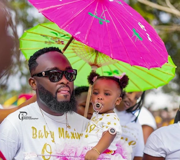 Daddy Goals: 5 times Mcbrown's husband shows love to their daughter, Baby Maxin