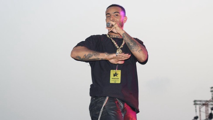 Vic Mensa on stage at the festival