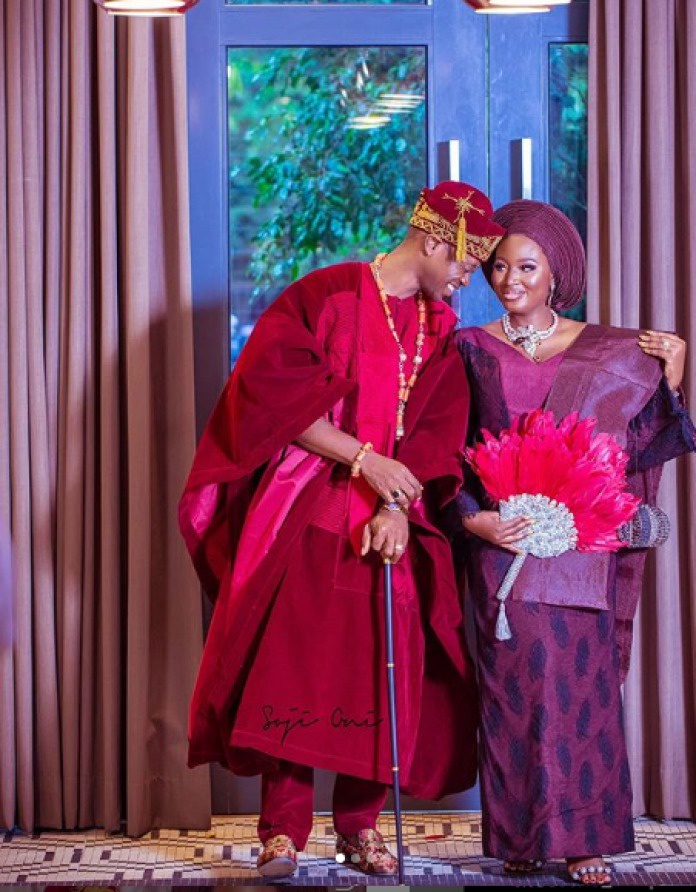 Lateef Adedimeji And Adebimpe Oyebade Release More Wedding Snaps
