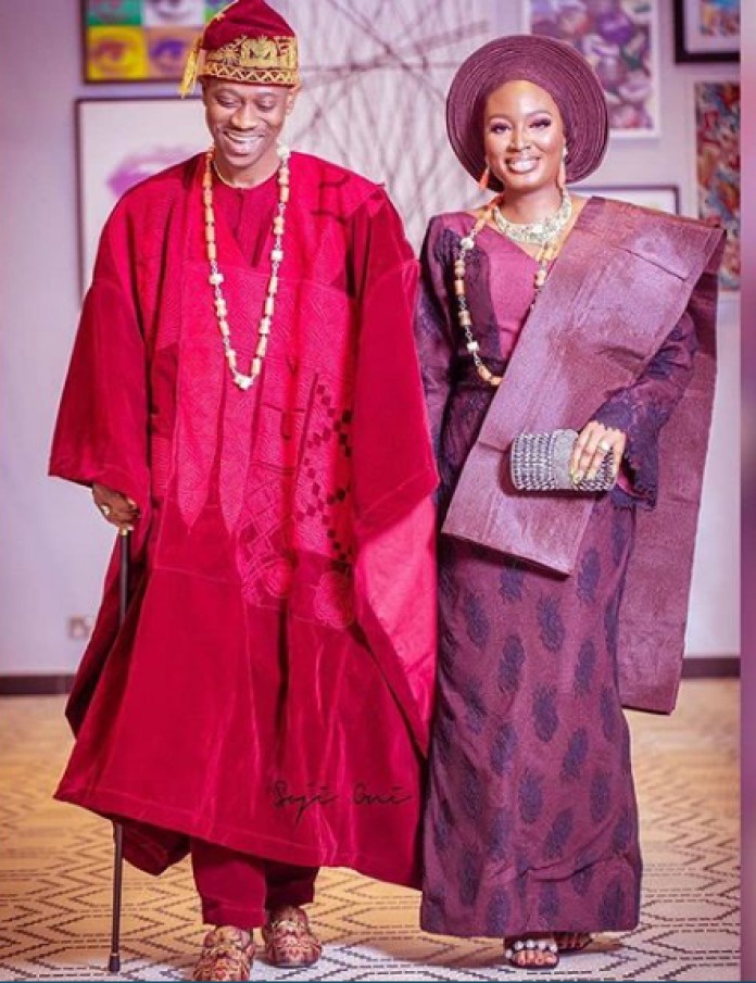 Lateef Adedimeji And Adebimpe Oyebade Release More Wedding Snaps