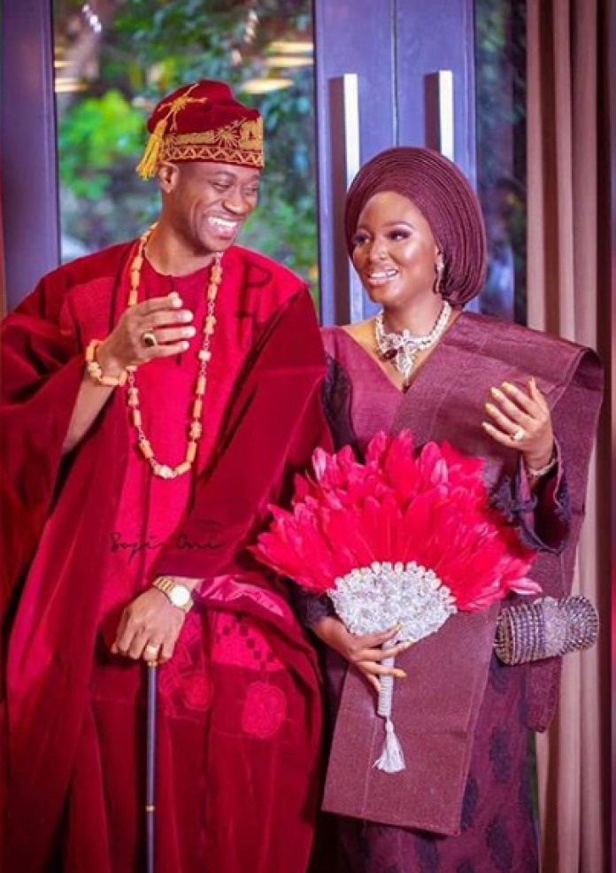 Lateef Adedimeji And Adebimpe Oyebade Release More Wedding Snaps
