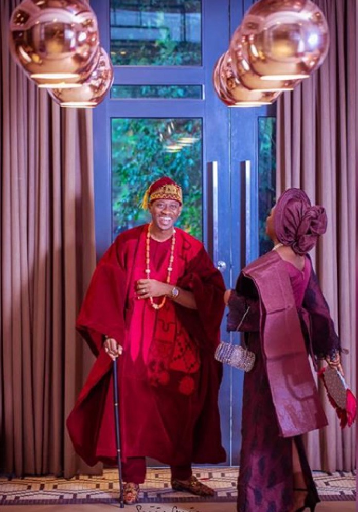 Lateef Adedimeji And Adebimpe Oyebade Release More Wedding Snaps