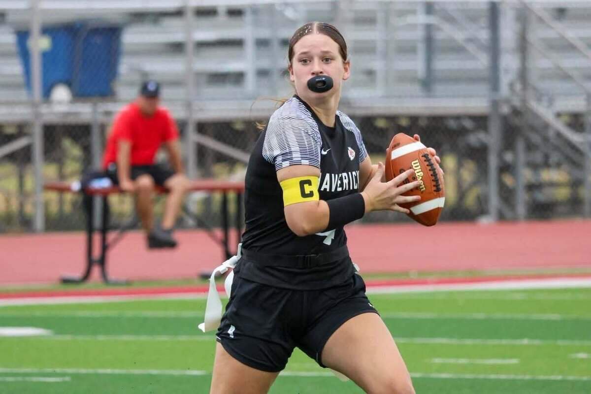 Maize South junior quarterback Karli Harden was named the inaugural All-Metro Girls Flag Football Player of the Year after accounting for 2,616 yards and 47 touchdowns while leading the Mavericks to 10 wins and the first KSHSAA state tournament.