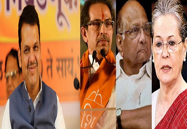 Devendra Fadanvis Uddhav NCP Cogress