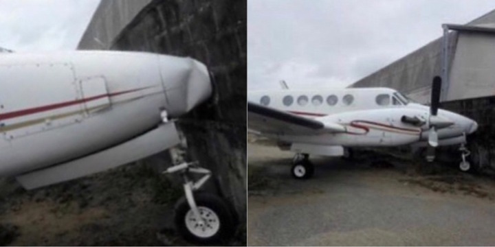 Jet Belonging To Jedidiah Air Crashes Into Fence At Lagos Airport