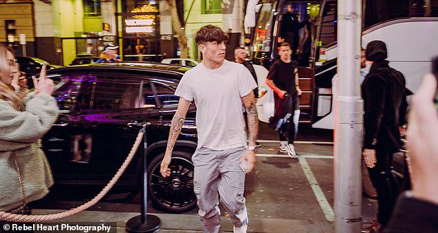 Young gun Alejandro Garnachov is one of many emerging stars enjoying the sights of Melbourne