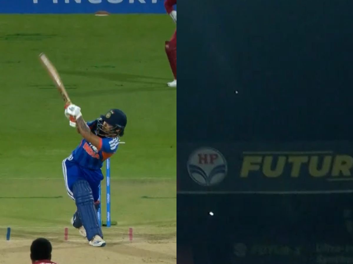 WATCH VIDEO: Ishan Kishan Smashes Six Out Of Chinnaswamy Stadium In Explosive 10-Ball Cameo vs West Indies | IND vs WI 5th T20I