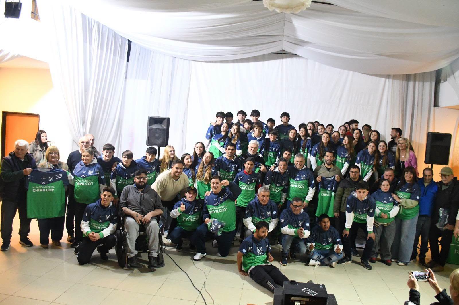 Chivilcoy Delegation Handed Official Team Kits for Juegos Bonaerenses