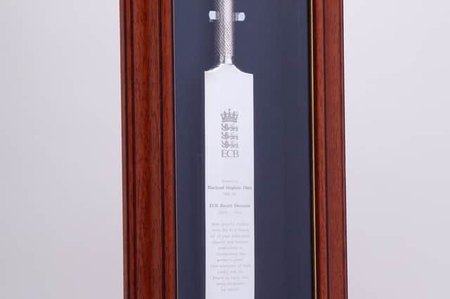 Silver bat award