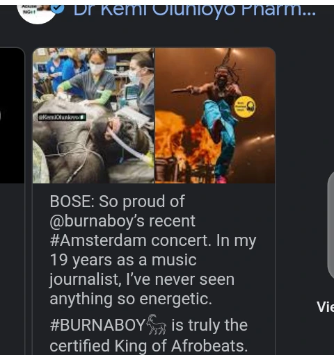 "Burna Boy is Truly the Certified King of Afrobeats" Kemi Olunloyo says. D13c44966adb409d8c8ca2d0a2568f54?quality=uhq&format=webp&resize=720