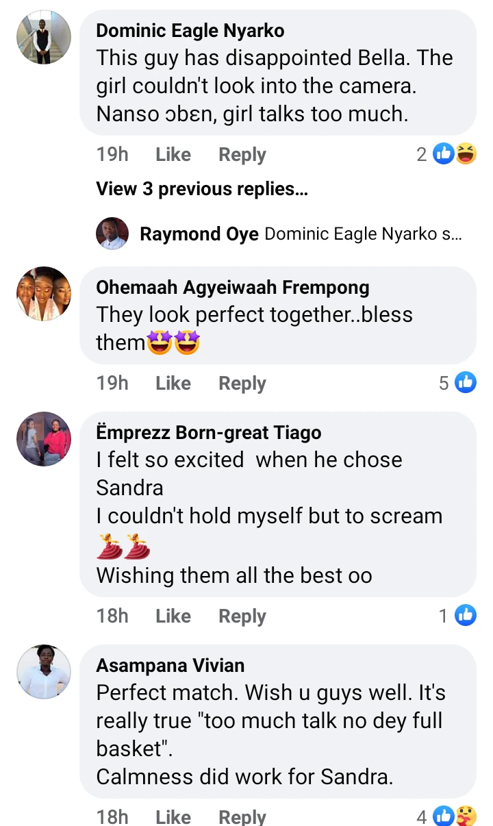 'They knew each other before the show'- Ghanaians reacts to Date Rush Sandra and her newfound partner 6