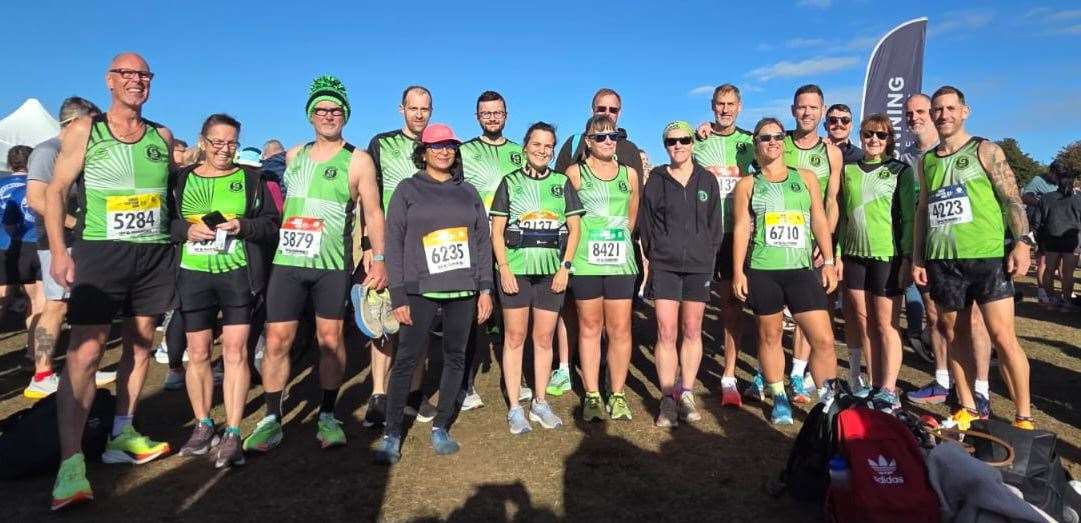 Grantham Running Club at the AEPG Great Eastern Half Marathon.
