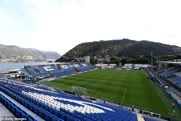 Their Stadio Giuseppe Sinigaglia sits on the shores of the luxurious and beautiful Lake Como