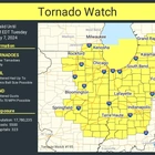 Severe weather threat extends from Michigan to Chicago; tornado reported near Kalamazoo