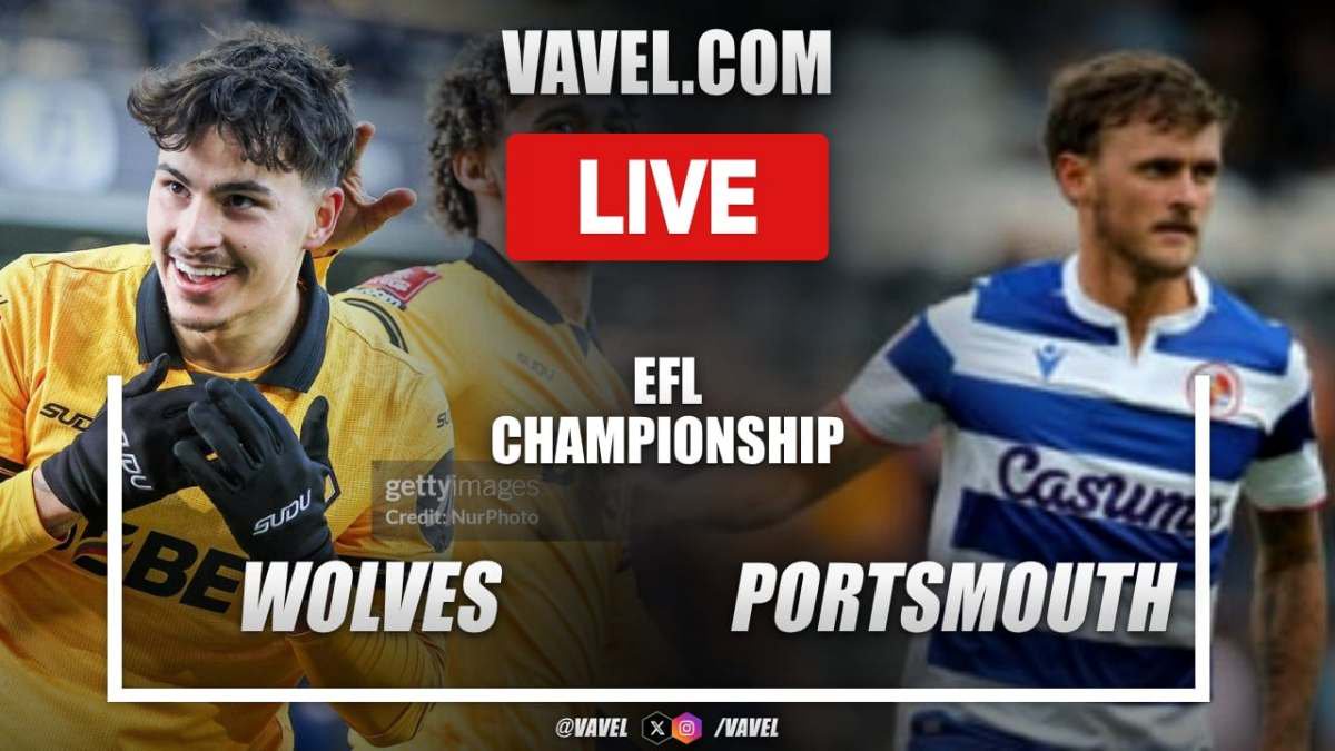 Wolves vs Portsmouth LIVE Score Updates in EFL Championship Match