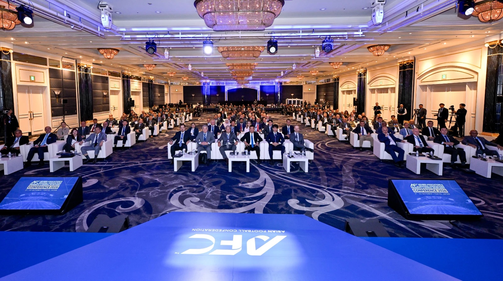 Above, Asian Football Confederation Member Associations and Regional Associations Presidents’ and General Secretaries’ Conference 2026 in Tokyo. (www.the-afc.com)