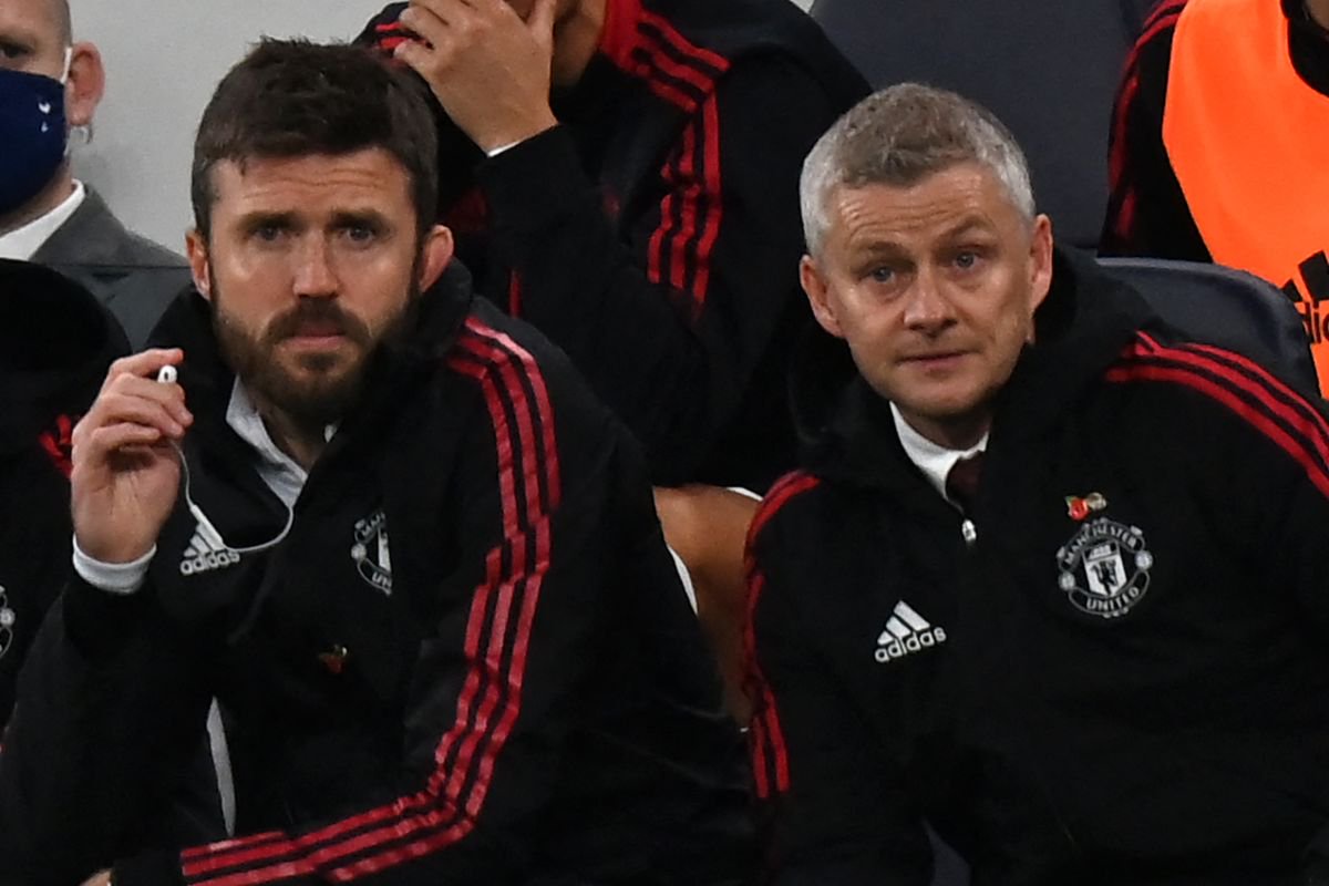 Ole Gunnar Solskjaer and Michael Carrick