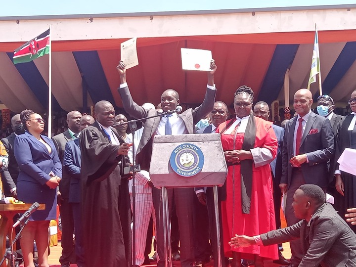 Simba Arati sworn in as Kisii Governor » Capital News