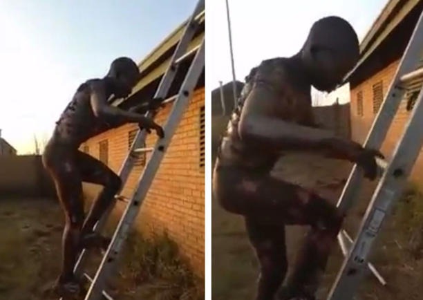 Watch: Alleged cable thief ‘SKINNED OFF’ while trying to steal cables