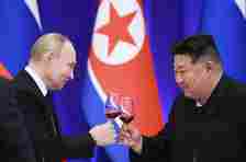 Vladimir Putin recently visited Pyongyang as Kim Jung Un pledged military aid
