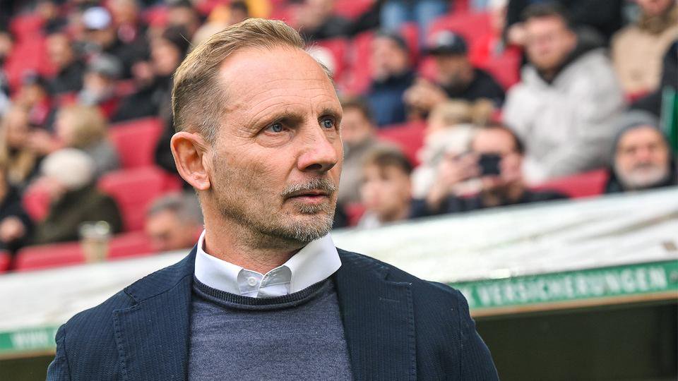 Union-Trainer Mauro Lustrinelli vor dem Spiel gegen Augsburg (imago images / Nordphoto)