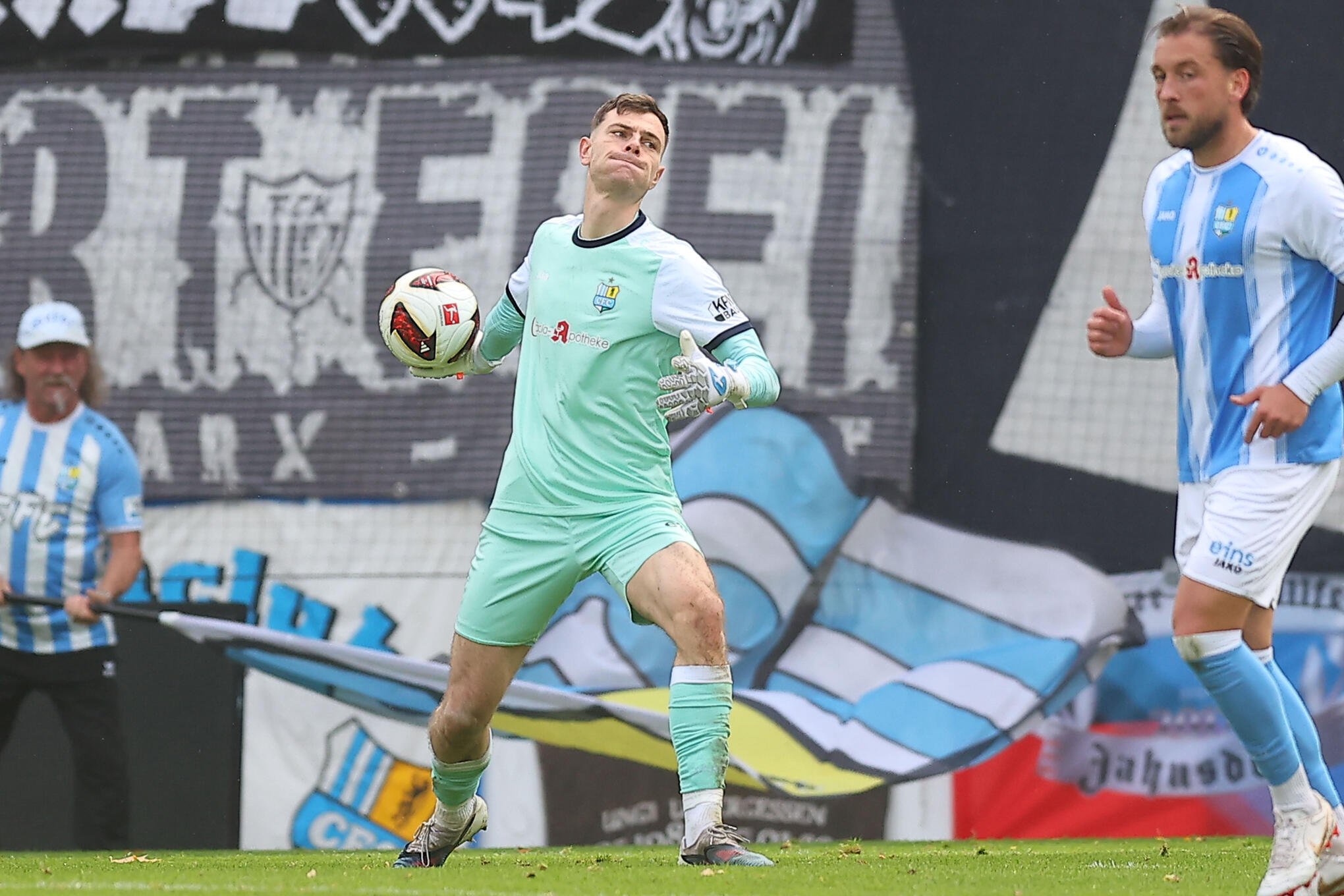 CFC-Keeper David Richter musste am Samstag gegen die U23 von Magdeburg zweimal hinter sich greifen.