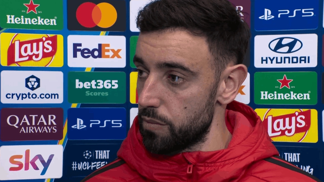 Bruno Fernandes went step further in host broadcaster interview after savage Michael Carrick, Man Utd remarks